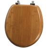 Picture of Toilet-Seat Bamboo Brushed-Nickel Hinge