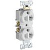 Picture of Electrical-Outlet Commercial Duplex-Receptacle 20-Amp White Tamper-Resistant