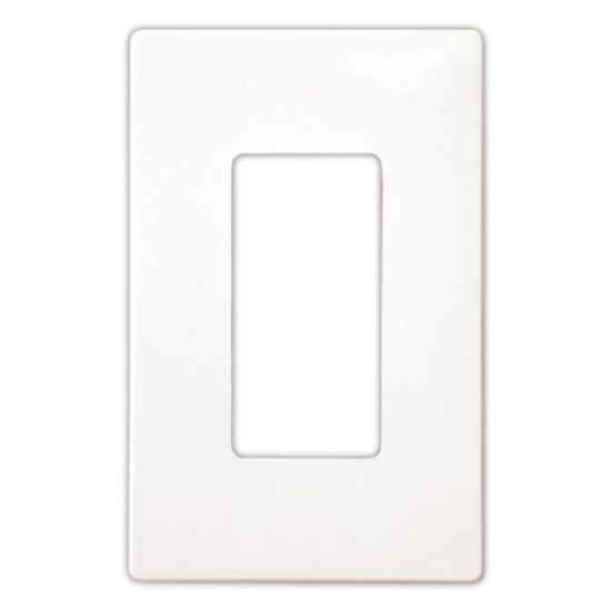 Picture of Wall-plate Decora-style Screw-less White