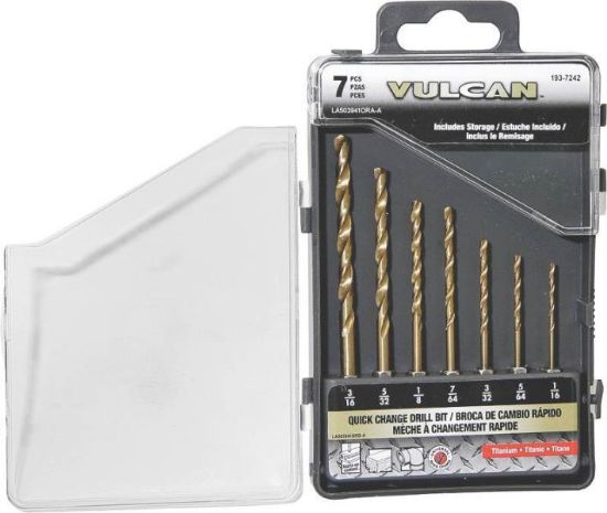 Picture of Metal Drill-Bit-Set 7Pc (1/16"-3/16")