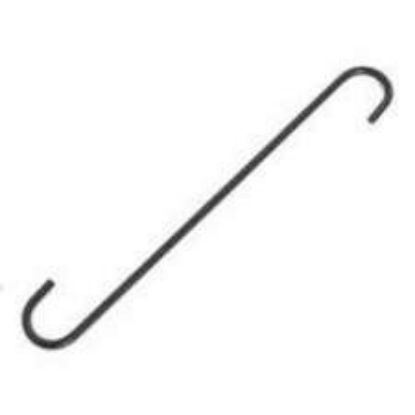 Picture of S-Hook 12" Extender Black