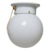 Picture of Light-Fixture Opal Glass Ceiling-Mount 1-Bulb 6"
