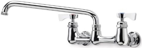 Picture of Commercial Wall-mount Faucet 12" Spout Cartridge Valve-Assembly