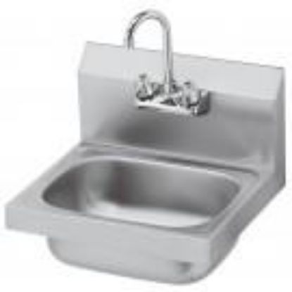 Picture of Wall-Mount Hand Sink Faucet and Drain Included 16 X 15 X 6