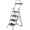 Picture of Step-ladder 4-step With Tray 4 Step Steel Black