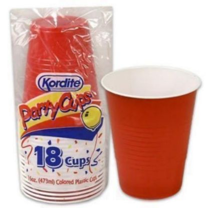 Picture of 16-ounce PARTY Cup Red