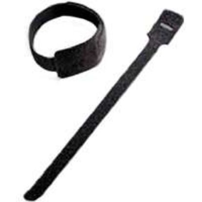 Picture of Grip-Strip Hook-&-Loop Wraps Black 8"