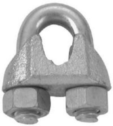 Picture of wire-rope-clip Galvanized-Steel 3/16"