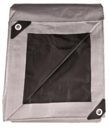 Picture of Poly-Tarp Woven-Polyethylene Silver/Black
