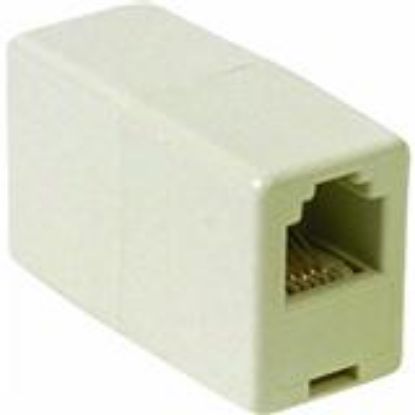 Picture of In-Line Phone-Cord Coupler Ivory