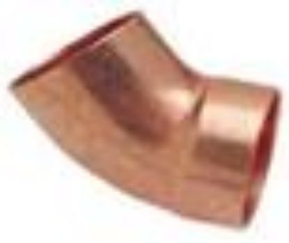 Picture of DWV-Rated Wrot-copper Street 45°-Elbow Ftg X C 1.500"