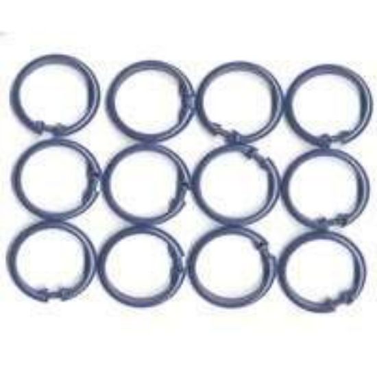 Picture of Shower-curtain 12-piece Frosted O-ring