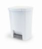 Picture of Step-On Can w/ Liner 8 Gal- White