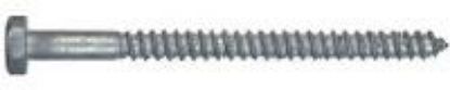 Picture of Lag-Screw Galvanized Steel 1/2" x 3-1/2"