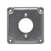 Picture of 4" Square Electrical-Box-Cover Steel 1/2" Rise Single-Receptacle 1.620