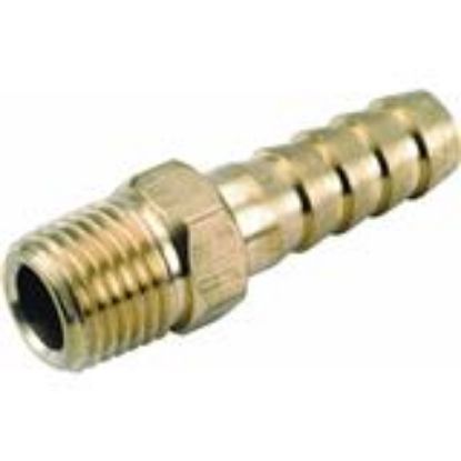Picture of Hose-Barb Male-Adapter 1/4 Barb X 1/8" MPT