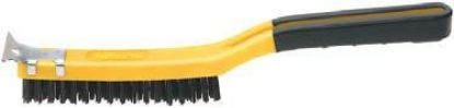 Picture of Wire-Brush Soft Grip With-Scraper 3/4" x 6"