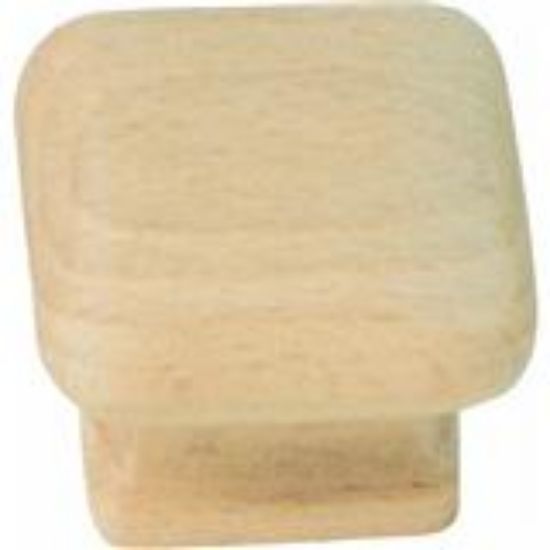 Picture of 1-1/2" Wood Square Knob