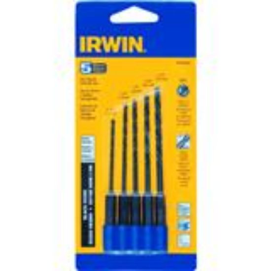 Picture of Drill-Bit 5-piece Black-oxide-finish