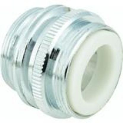 Picture of Faucet-adapter Dual-threaded 15/16" Outside-diameter Or 55/64" Inside-diameter To 3/4" Male-hose-thr...