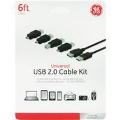 Picture of 6' 6in1 Usb2.0 Cable Kit