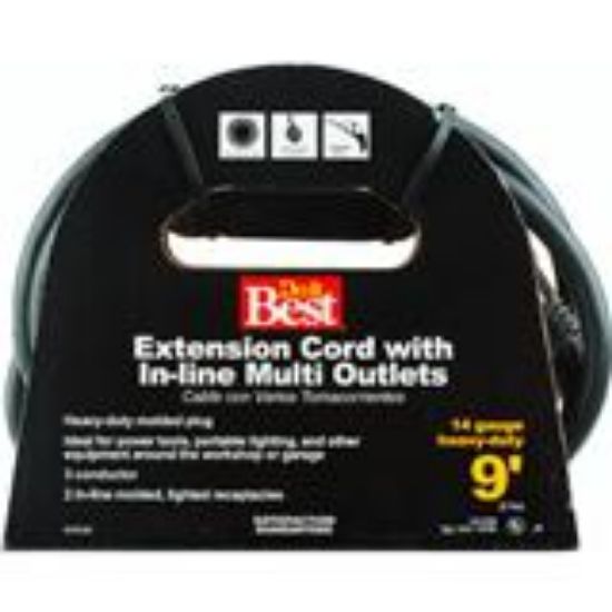 Picture of Extension-Cord Multi-Outlet Black