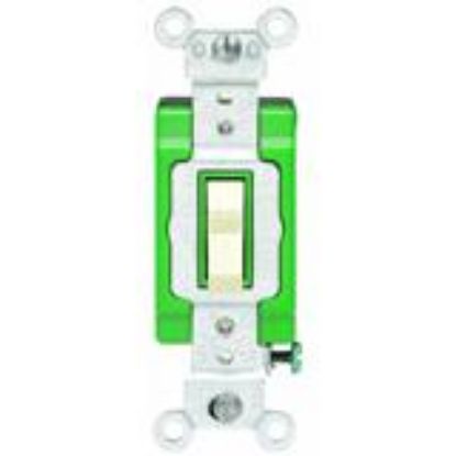 Picture of Grounded Switch Double-Pole Ivory