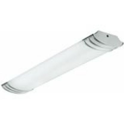 Picture of 4' T-8 2-Bulb Brushed-Nickel Light-Fixture