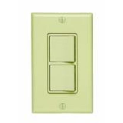 Picture of Double Switch Single-Pole White 15-Amp