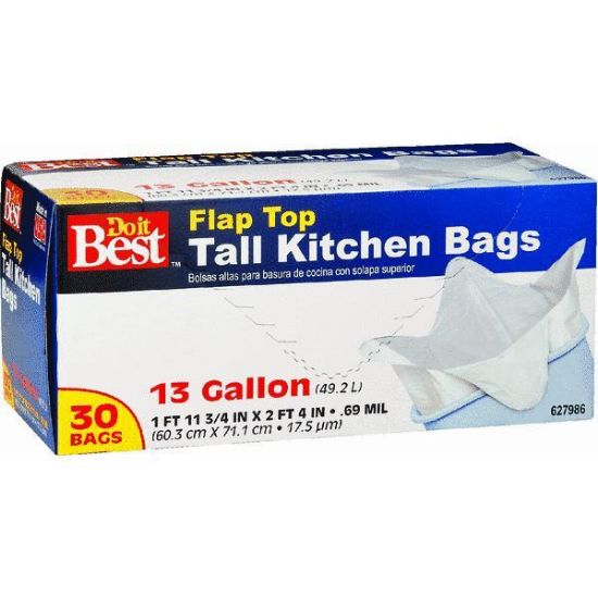 Picture of Trash-Bag Kitchen 13 Gallon 30/Pack