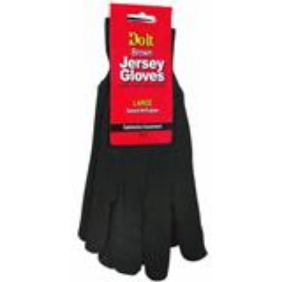 Picture of Jersey Gloves Brown