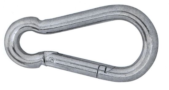 Picture of 11/32 Interlocking-Spring-Snap Steel Zinc 1/2 Opening X 3.500" Overall Length