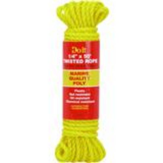 Picture of Polypropylene Twisted Rope 1/4"