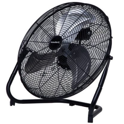 Picture of Floor-Fan High-velocity Black 20"