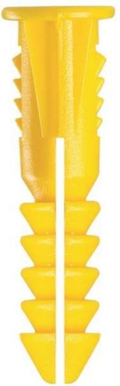 Picture of Plastic Ribbed-Anchor With-Screws #4-6 x 7/8"