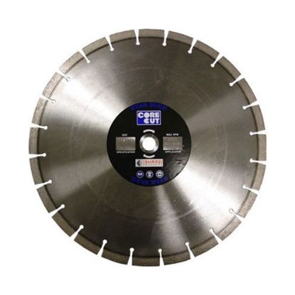 Picture of Circular-Sawblade Diamond-Abrasive Segmented-Rim Wet-&-Dry Cutting 14" x .125