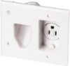 Picture of Flat Television Recessed Single-Receptacle