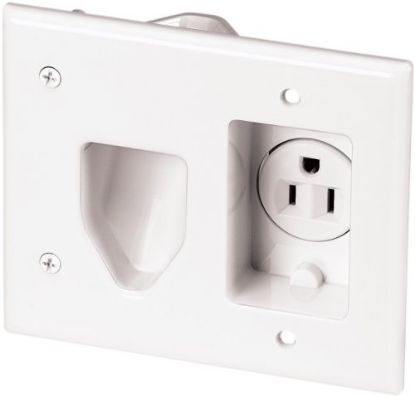 Picture of Flat Television Recessed Single-Receptacle