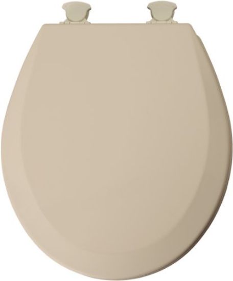 Picture of Toilet-Seat Wood-Material Beige