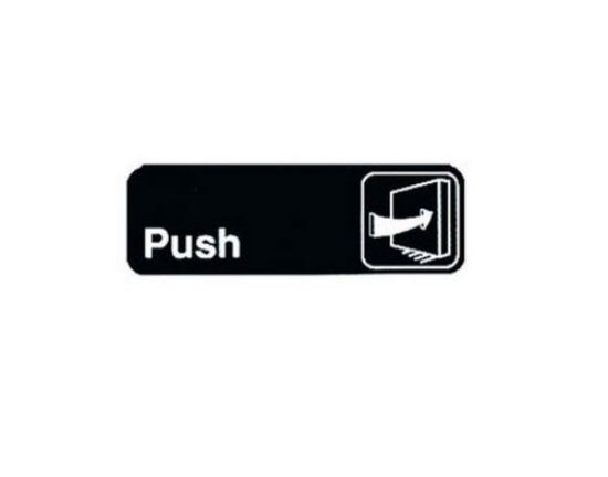 Picture of Sign 9" x 3" Plastic- Push