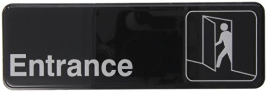Picture of Sign 9" x 3" Plastic- Entrance