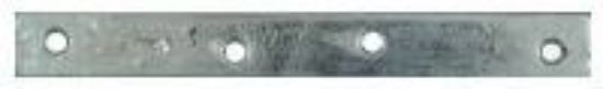 Picture of Mending-Plate Galvanized Steel 8" x 7/8"