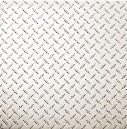 Picture of Diamond-Plate Type 3003 Bright 0.063" 24" x 24"
