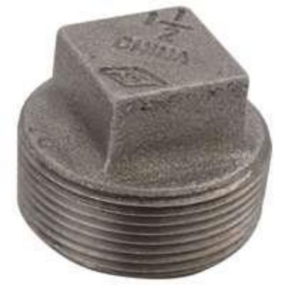 Picture of 2-1/2" Cast-Iron Cored-Plug Square-Head