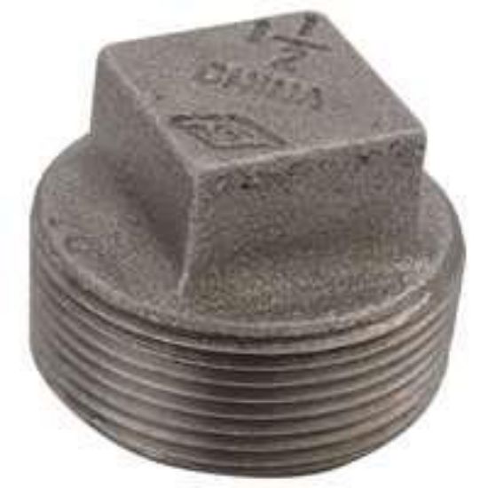 Picture of 2-1/2" Cast-Iron Cored-Plug Square-Head