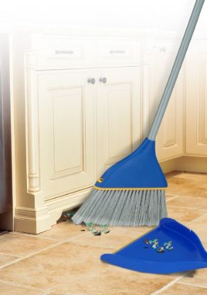 Picture of Angle-Broom with Clip-On Dust-Pan