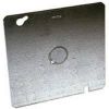 Picture of Square Steel Electrical-Box-Cover Flat Blank 4-11/16" With 1/2" Knockout