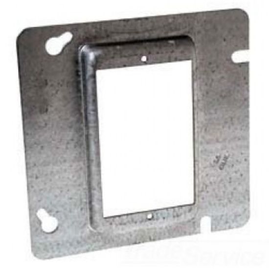 Picture of 4-11/16" Square Steel Electrical-Box-Cover 1" Rise