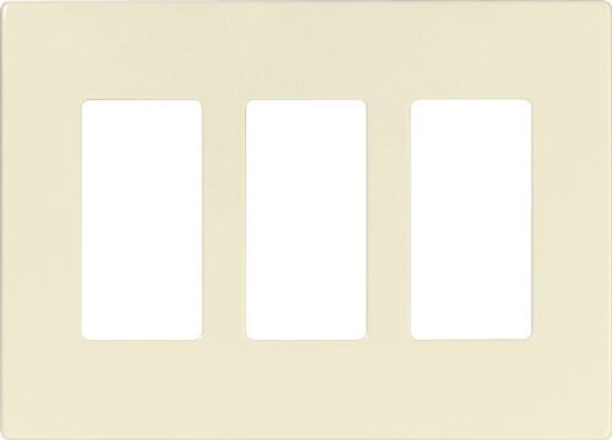 Picture of Wall-Plate Decora-Style Screw-Less 3-Gang