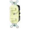 Picture of Combination-Switch Duplex-Toggle Single-Pole 3-Way 15-Amp Ivory